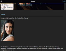 Tablet Screenshot of hairstationelkridge.com